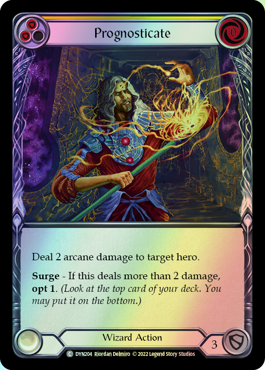 Prognosticate - Yellow (DYN) #DYN204 [EN/F]