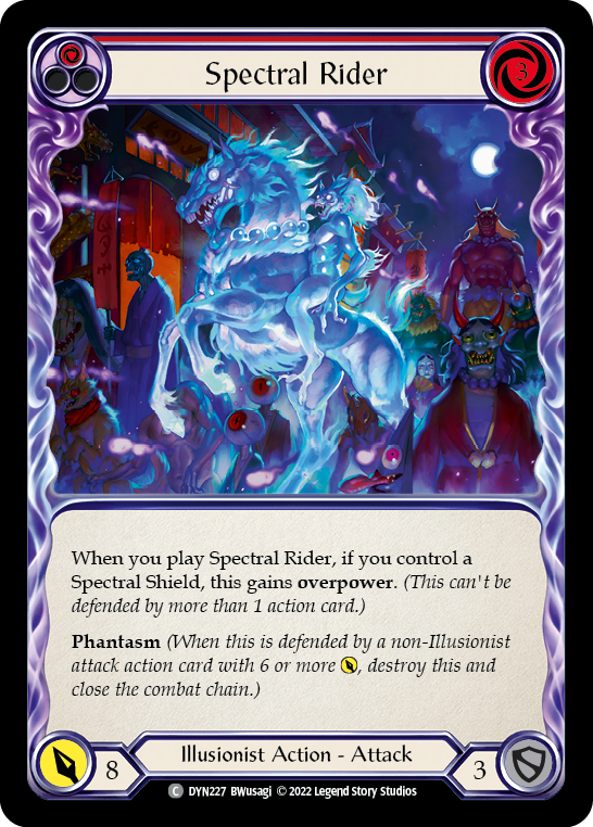 Spectral Rider - Red (DYN) #DYN227 [EN/N]
