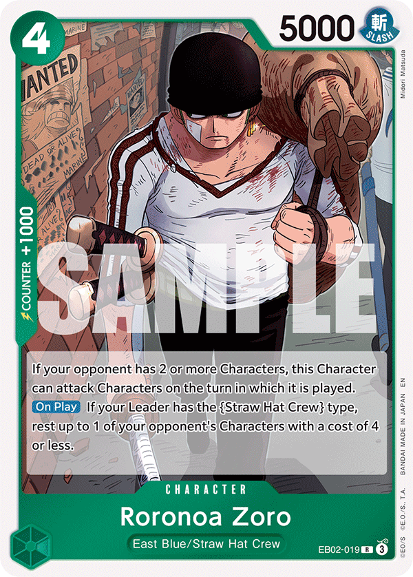 Roronoa Zoro (EB02-019) (EB-02) #EB02-019 [EN]