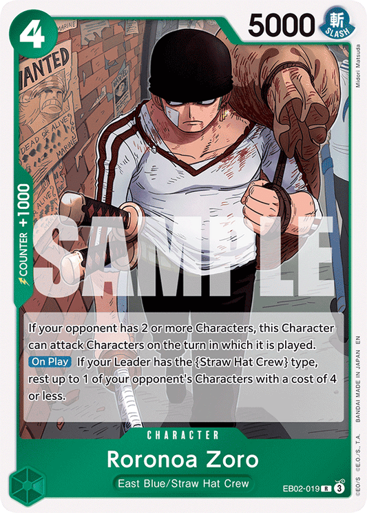 Roronoa Zoro (EB02-019) (EB-02) #EB02-019 [EN]
