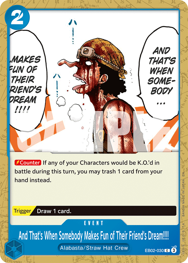 And That's When Somebody Makes Fun of Their Friend's Dream!!!! (EB02-030) (EB-02) #EB02-030 [EN]