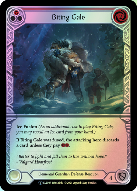 Biting Gale - Red (ELE) #U-ELE007 [EN/F]