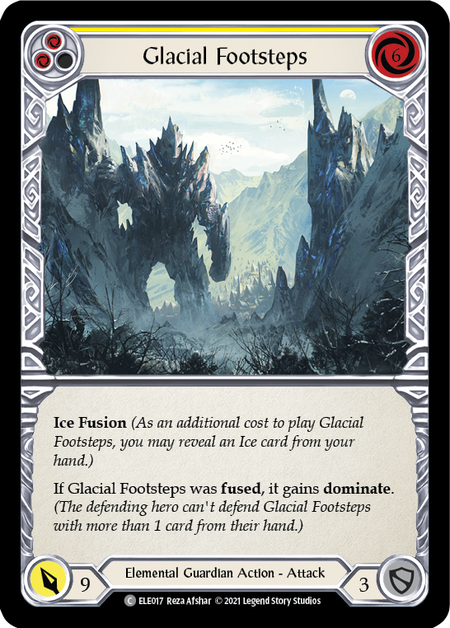 Glacial Footsteps - Yellow (ELE) #U-ELE017 [EN/N]