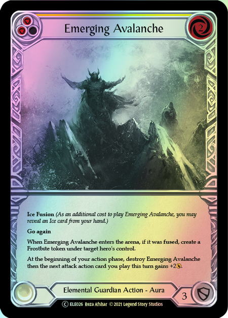 Emerging Avalanche - Yellow (ELE) #U-ELE026 [EN/F]