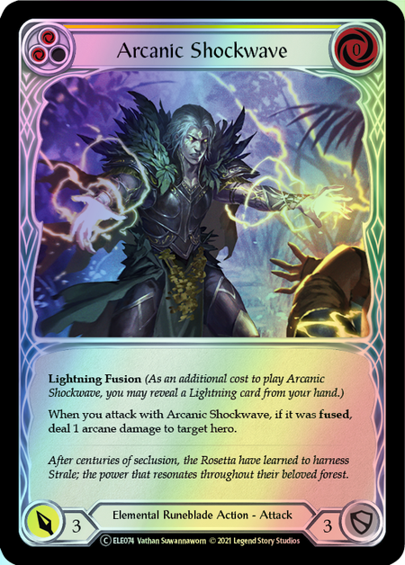 Arcanic Shockwave - Yellow (ELE) #U-ELE074 [EN/F]
