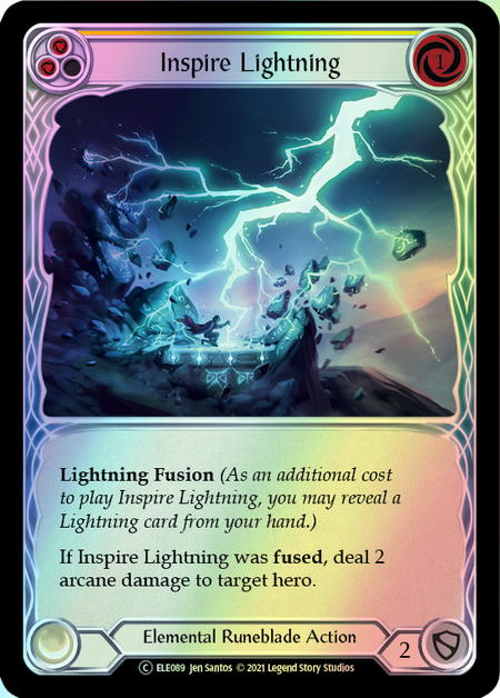 Inspire Lightning - Yellow (ELE) #U-ELE089 [EN/F]