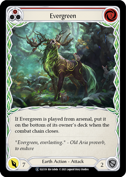 Evergreen - Red (ELE) #U-ELE119 [EN/N] s/o