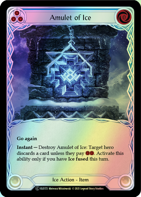 Amulet of Ice - Blue (ELE) #U-ELE172 [EN/F] s/o