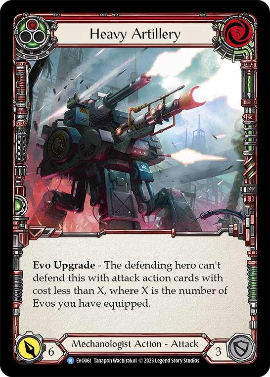 Heavy Artillery - Red (EVO) #EVO061 [EN/N]