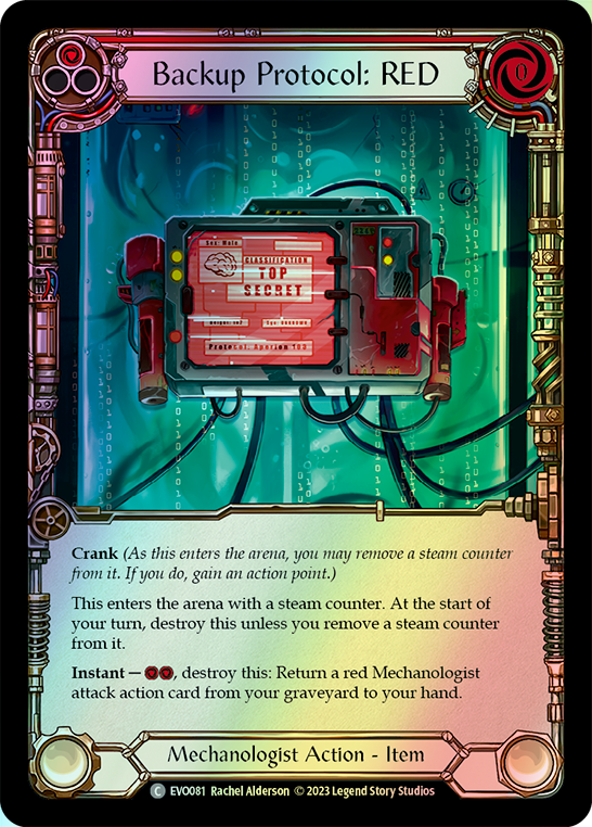 Backup Protocol: RED (EVO) #EVO081 [EN/F]