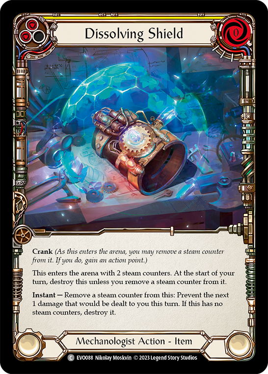 Dissolving Shield - Yellow (EVO) #EVO088 [EN/N]