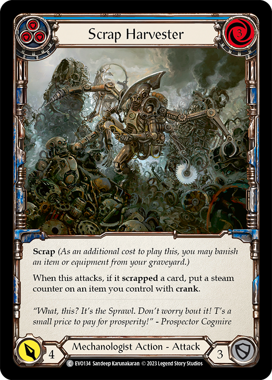 Scrap Harvester - Blue (EVO) #EVO134 [EN/N]