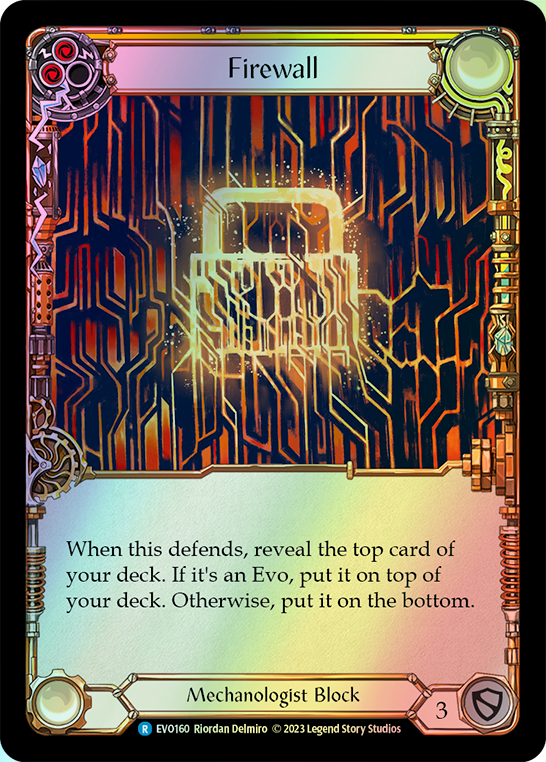 Firewall - Yellow (EVO) #EVO160 [EN/F]