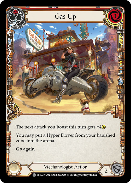 Gas Up - Red (EVO) #EVO222 [EN/N]