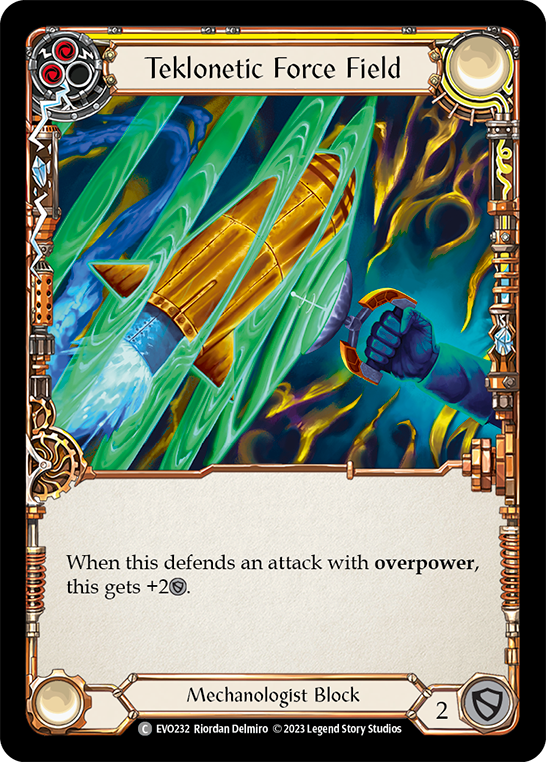 Teklonetic Force Field - Yellow (EVO) #EVO232 [EN/N]