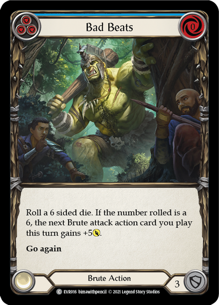 Bad Beats - Blue (EVR) #F-EVR016 [EN/N]