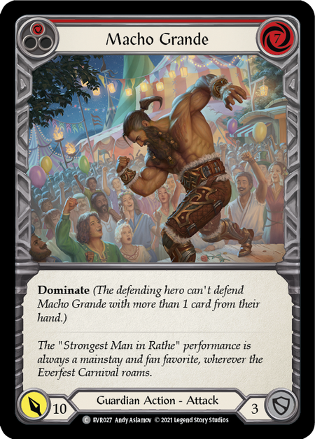 Macho Grande - Red (EVR) #F-EVR027 [EN/N]