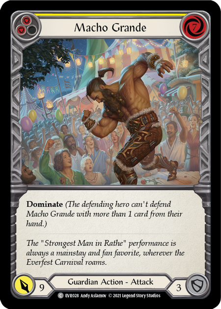 Macho Grande - Yellow (EVR) #F-EVR028 [EN/N]