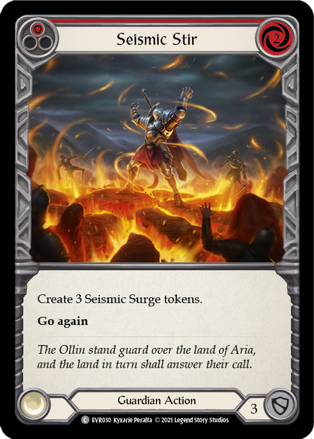 Seismic Stir - Red (EVR) #F-EVR030 [EN/N]