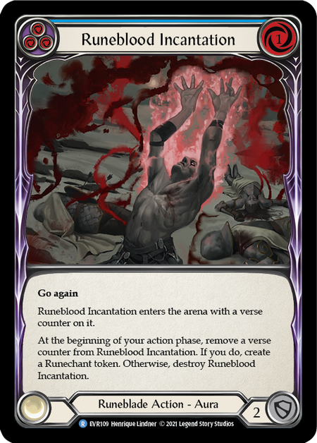 Runeblood Incantation - Blue (EVR) #F-EVR109 [EN/N]