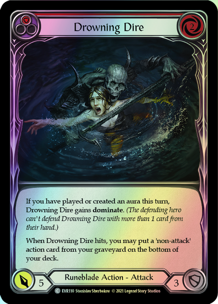 Drowning Dire - Red (EVR) #F-EVR110 [EN/F]