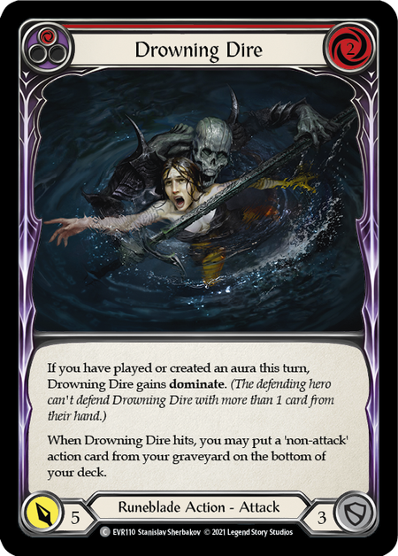 Drowning Dire - Red (EVR) #F-EVR110 [EN/N]