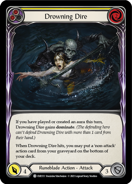 Drowning Dire - Yellow (EVR) #F-EVR111 [EN/N]