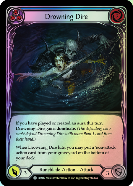 Drowning Dire - Blue (EVR) #F-EVR112 [EN/F]