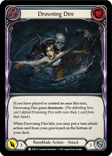 Drowning Dire - Blue (EVR) #F-EVR112 [EN/N]