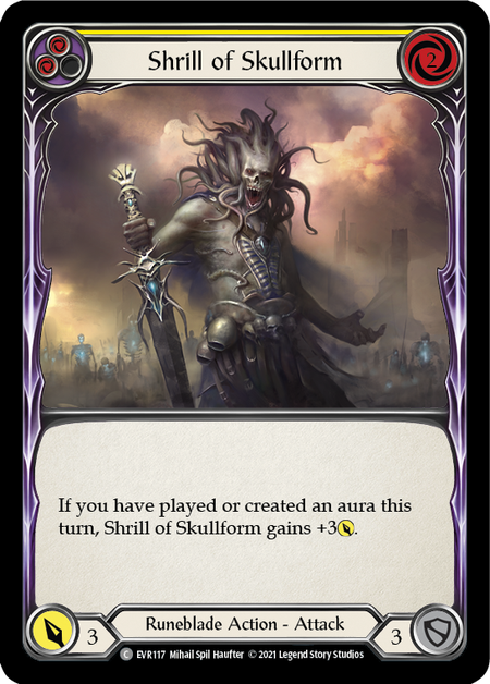 Shrill of Skullform - Yellow (EVR) #F-EVR117 [EN/N]
