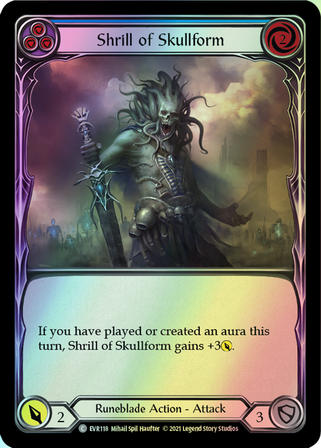 Shrill of Skullform - Blue (EVR) #F-EVR118 [EN/F]