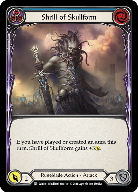 Shrill of Skullform - Blue (EVR) #F-EVR118 [EN/N]