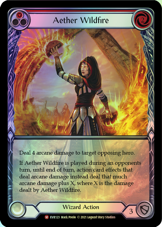 Aether Wildfire - Red (EVR) #F-EVR123-EA [EN/F] s/o