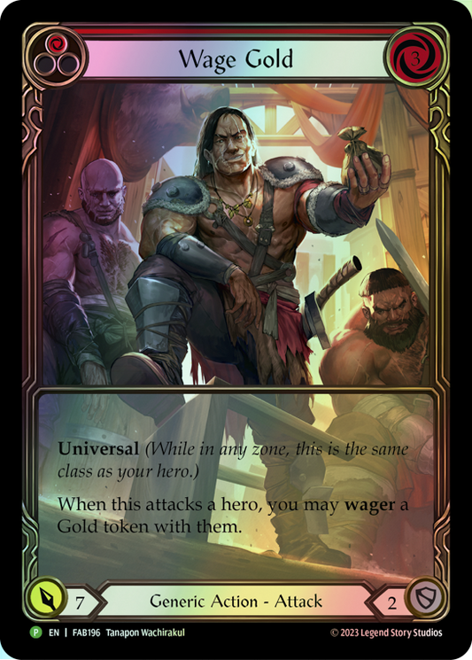 Wage Gold - Red (FAB) #FAB196-EA [EN/F]