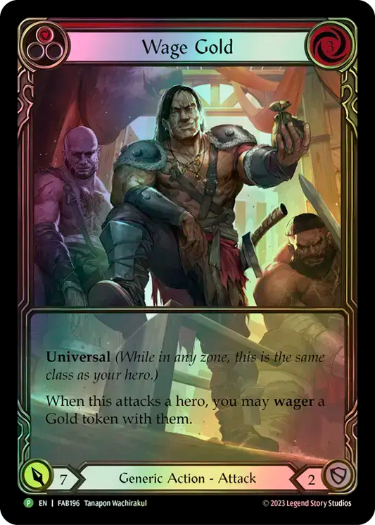 Wage Gold - Red (FAB) #FAB196-EA [EN/F]