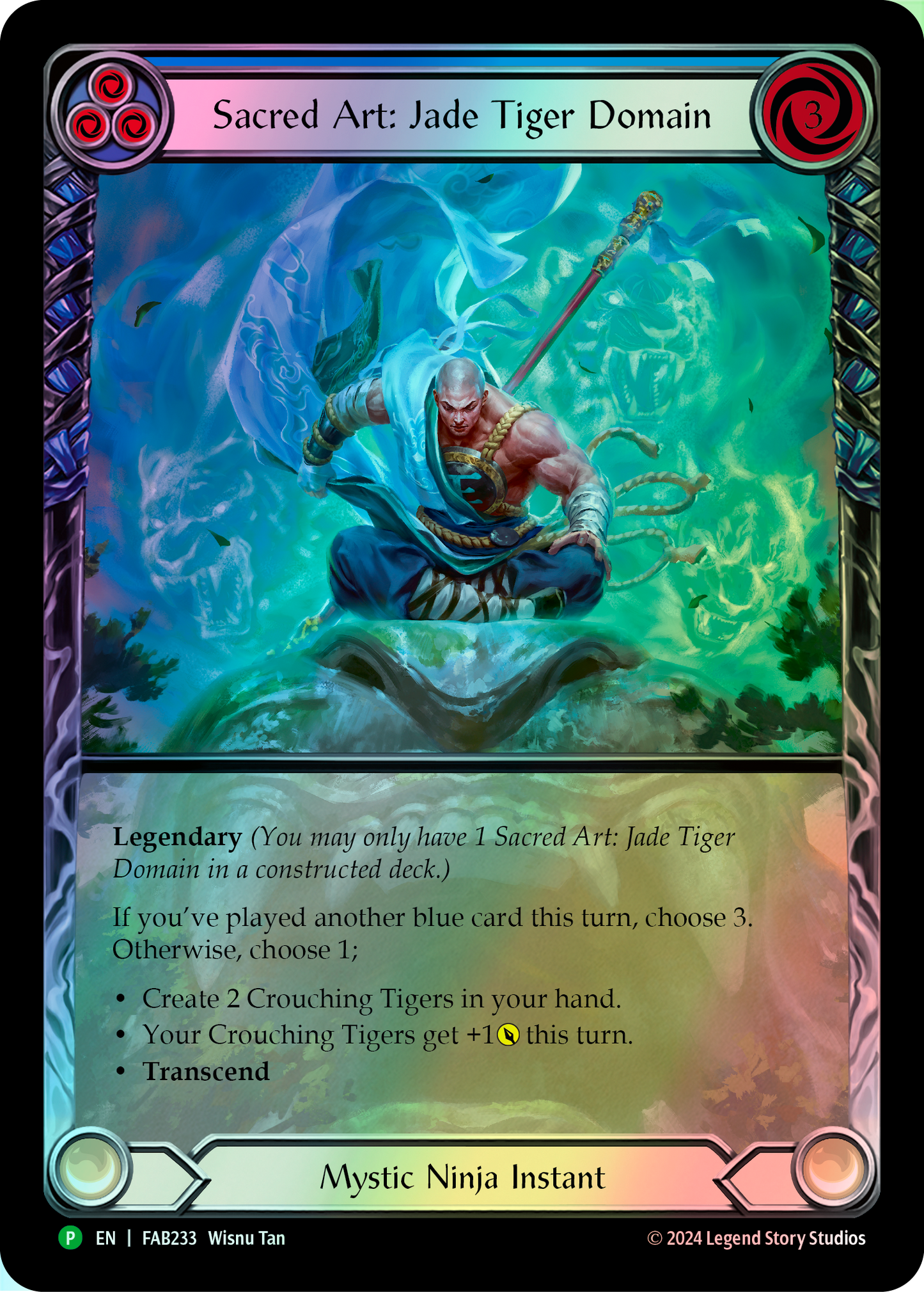 Sacred Art: Jade Tiger Domain (FAB) #FAB233-EA [EN/F]