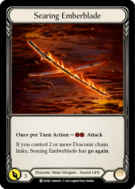 Searing Emberblade (FAI) #FAI002 [EN/N]
