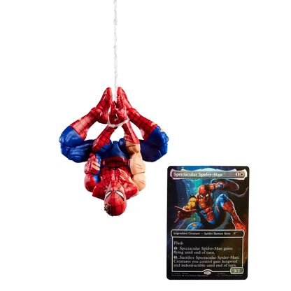 Marvel Legends Series Magic: The Gathering Battle-Damaged Spider-Man