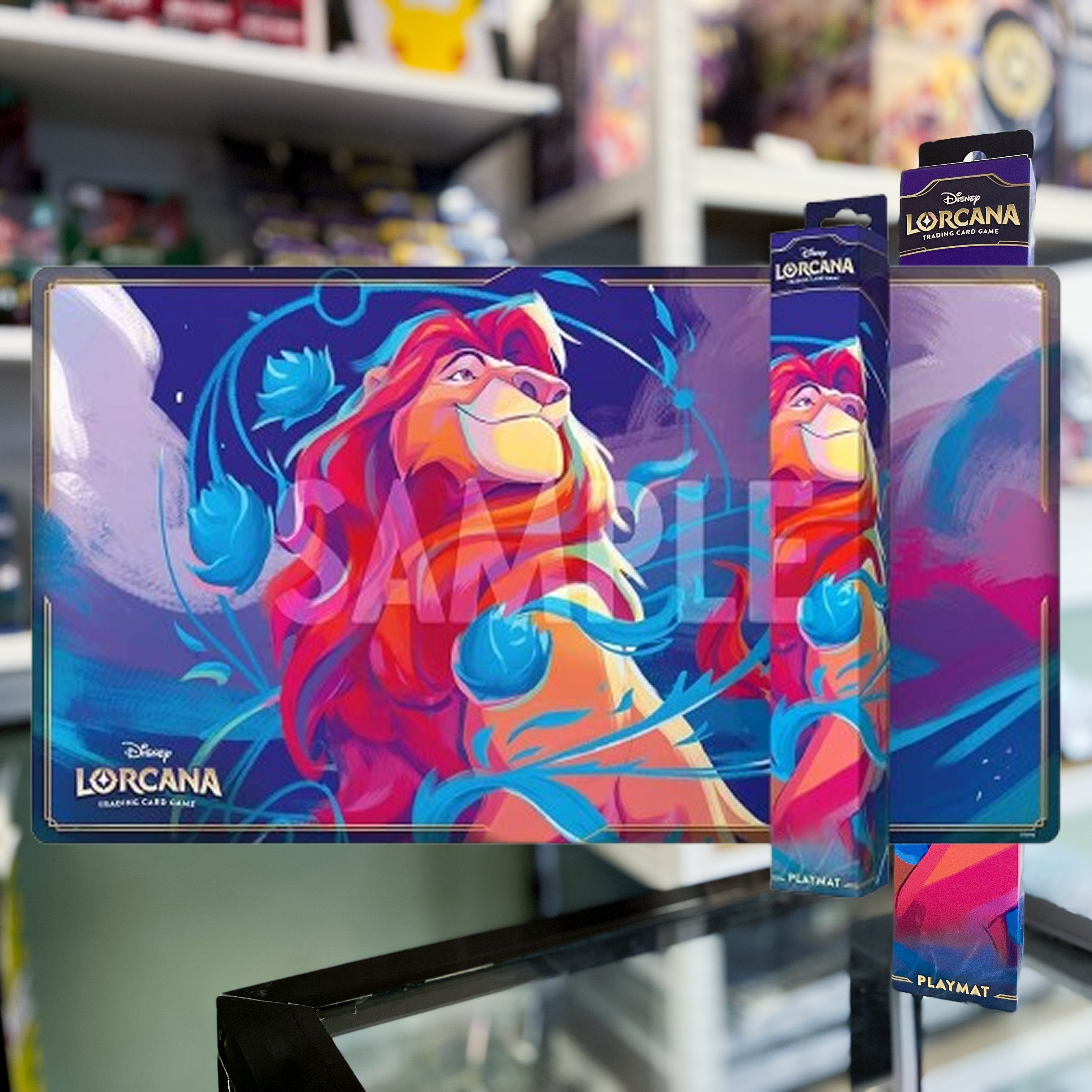 Gate Ruler Playmat Lorcana TCG: Playmat Mufasa (Ruler of Pride Rock) & Green Gate Hobbies