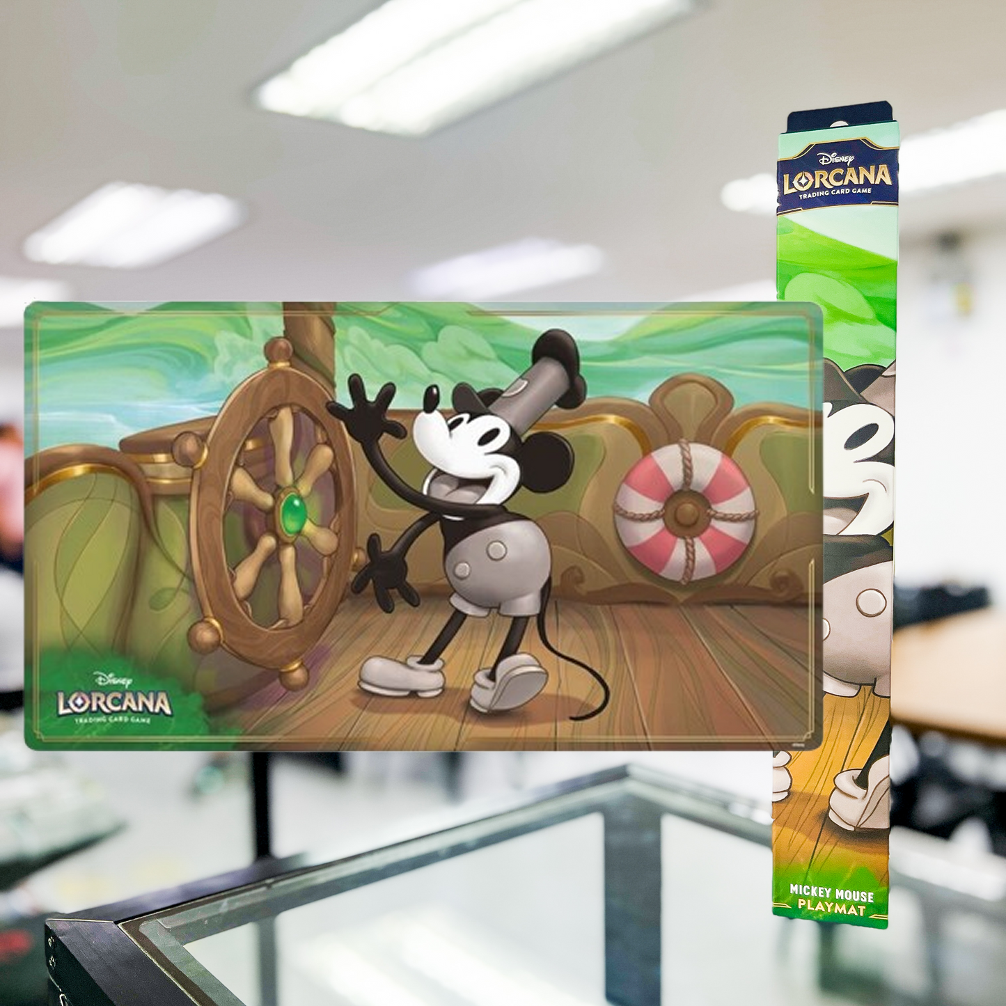 Lorcana TCG:  Mickey Mouse – Steamboat Pilot Playmat