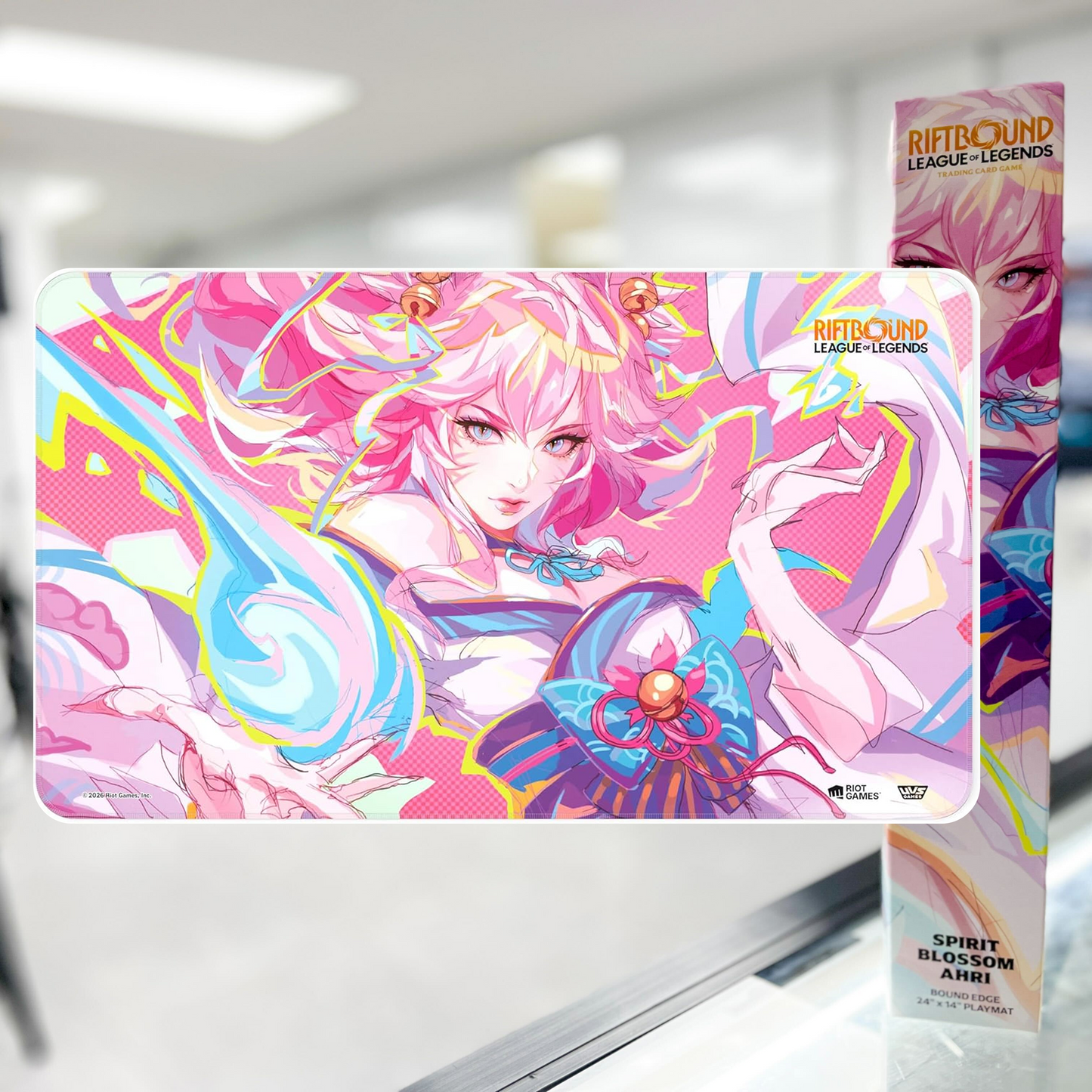 Riftbound Playmat: Spiritforged Spirit Blossom Ahri