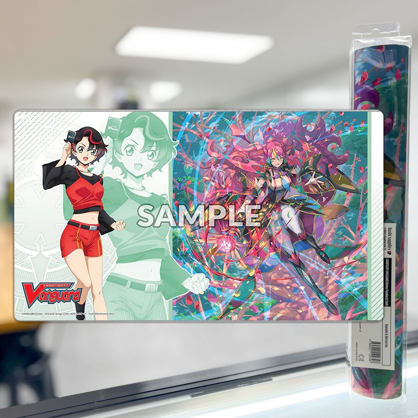 CARDFIGHT!! VANGUARD Divinez Parallactic Clash Design A: Kanami & Berucrea Rubber Playmat Vol. 15