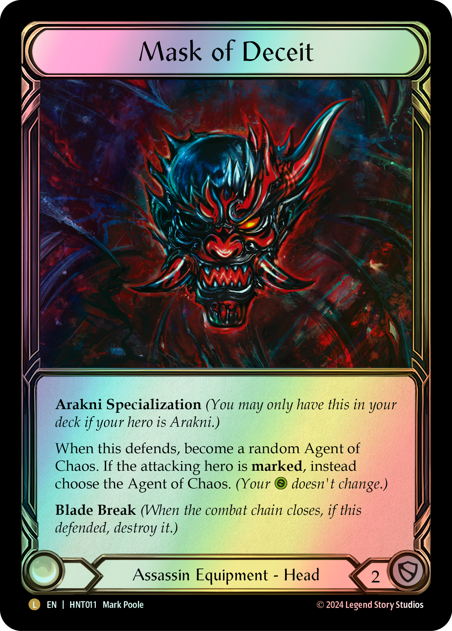 Mask of Deceit (HNT) #HNT011 [EN/F] s/o
