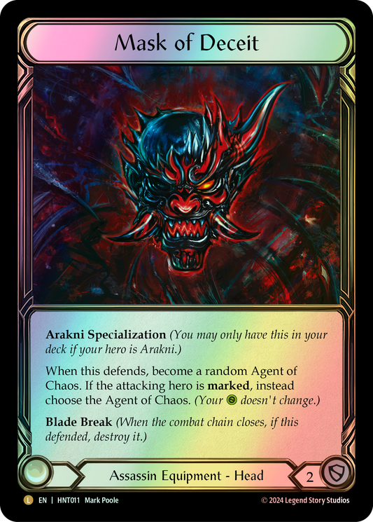 Mask of Deceit (HNT) #HNT011 [EN/F] s/o