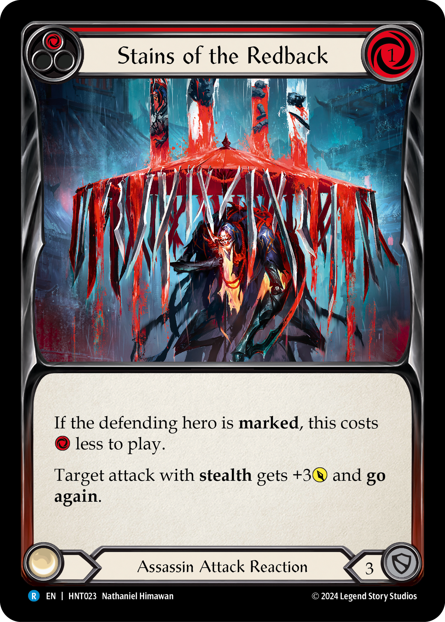 Stains of the Redback - Red (HNT) #HNT023 [EN/N]