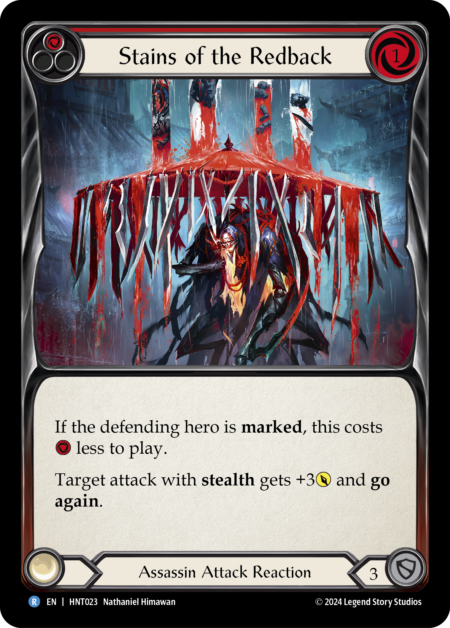 Stains of the Redback - Red (HNT) #HNT023 [EN/N]