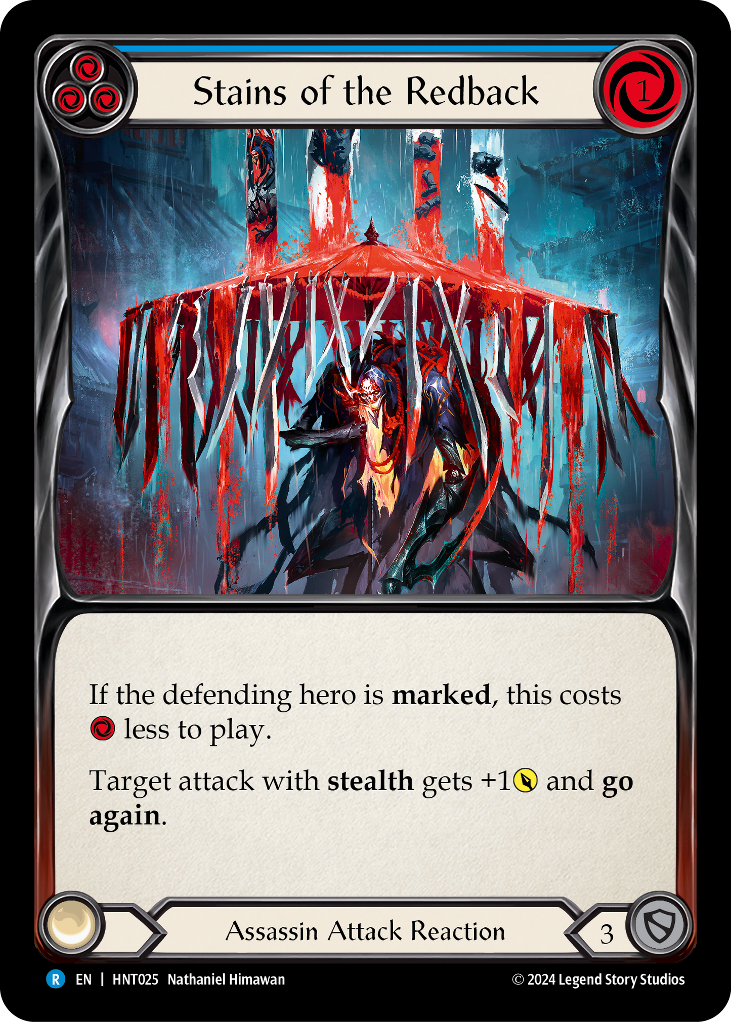 Stains of the Redback - Blue (HNT) #HNT025 [EN/N]