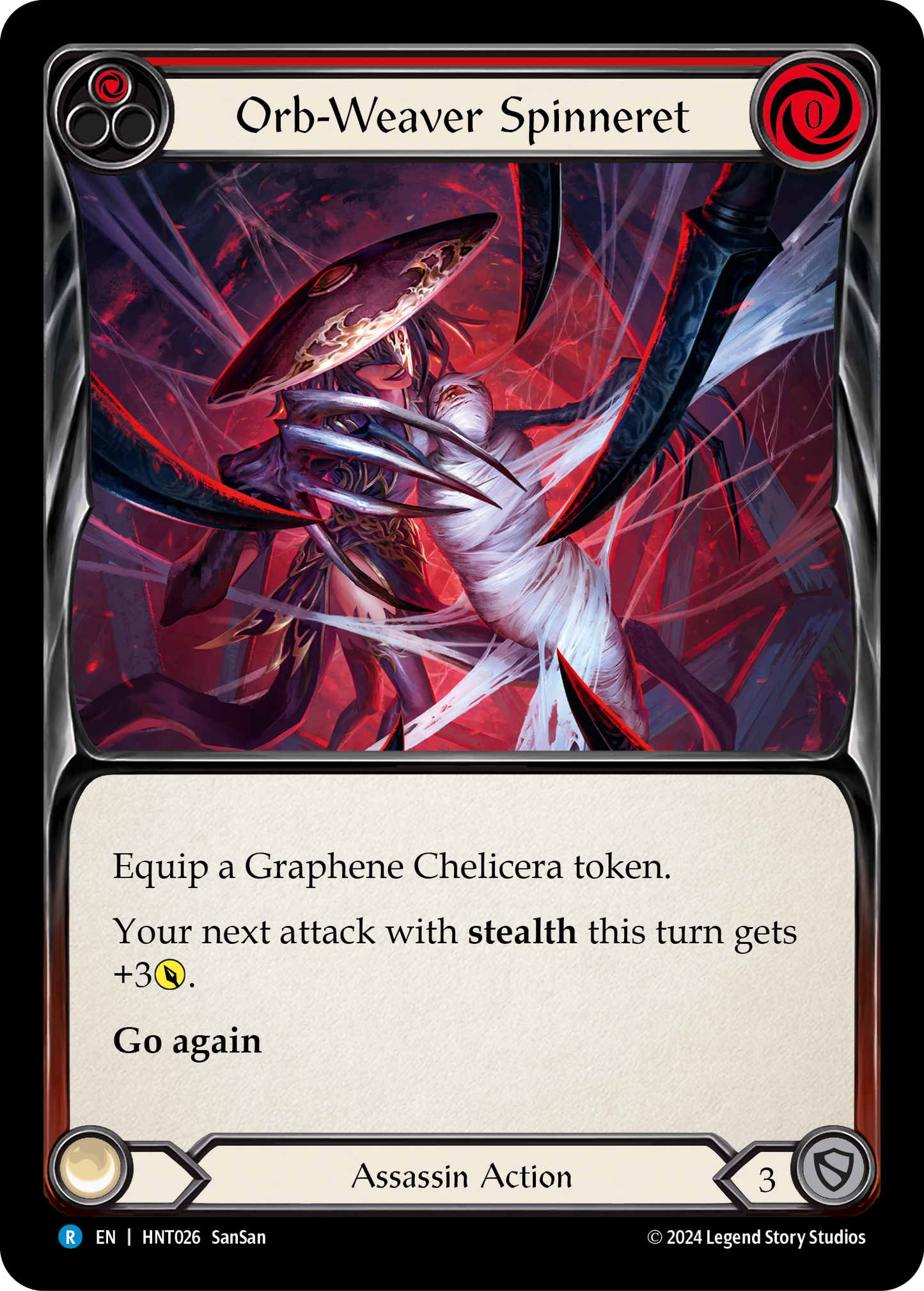Orb-Weaver Spinneret - Red (HNT) #HNT026 [EN/N]