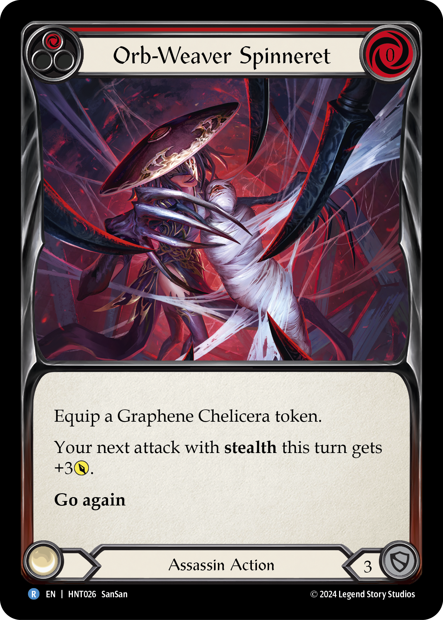 Orb-Weaver Spinneret - Red (HNT) #HNT026 [EN/N]
