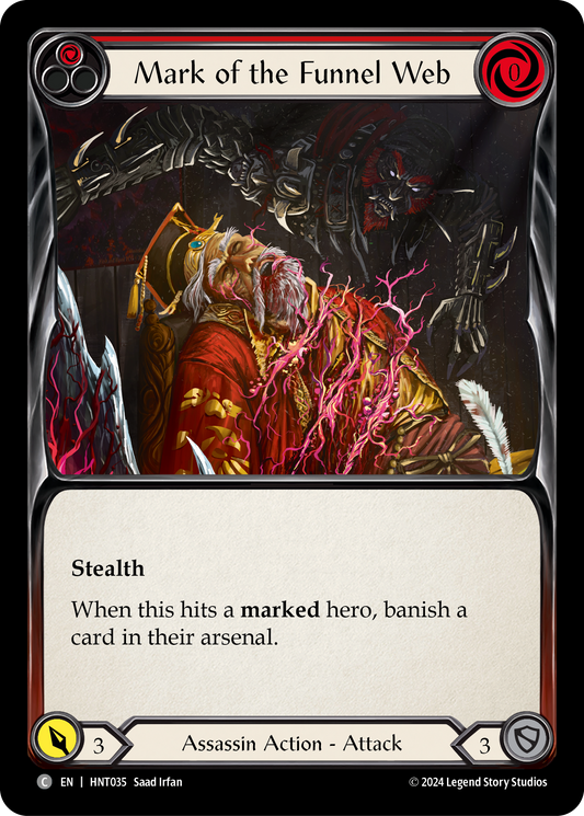 Mark of the Funnel Web - Red (HNT) #HNT035 [EN/N]